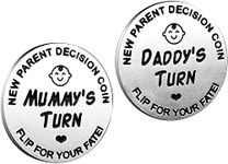 Funny Decision Coin for New Parents