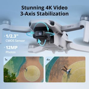 DJI Mini 4K Camera Drone – Lightweight, High-Resolution Aerial Quadcopter