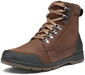 Sorel Men's Explorer Mission Boot Waterproof Winter, Brown Tobacco X Black, 9 US