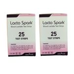 Lactospark Blood Lactate 50 Test Strips, Lactate Test Strips For Accurate Blood Lactate Tests | Use Only With Lactospark Lactate Meter (Pack of 50 Strips)