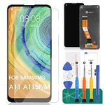 for Samsung Galaxy A11 Screen Replacement for Samsung A11 LCD Screen Replacement A115F LCD Display A115M Touch Digitizer with SM-A115M,SM-A115M/DS Assembly Repair Kits(157.5MM Smaller Size Version)