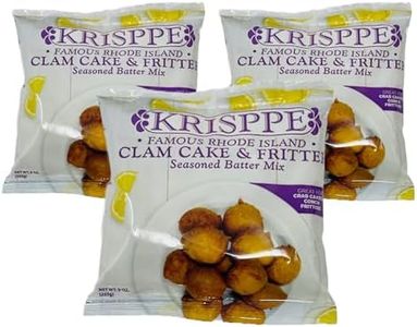 Krisppe Famous Rhode Island Style Clam Cake and Fritter Seasoned Batter Mix (3 Pack)