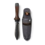 Barebones Hori Hori Ultimate - Walnut Handle - Tempered Steel Blade, Garden Tool (Ultimate & Sheath)