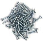 3.5mm x 12mm Small Steel Countersunk Wood Screws - Chipboard Screws (Pack of 20)