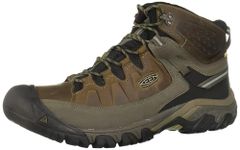 KEEN Men's Targhee 3 Mid Height Waterproof Hiking Boots, Bungee Cord/Black, 10