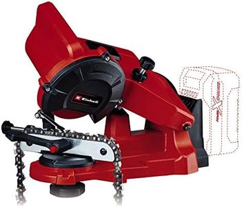 Einhell Power X-Change 18V Cordless Chainsaw Sharpener - Depth Stop, Chain Tensioner, Precision Angle Adjustment, Mounting Plate - GE-CS 18 Li Solo (Battery Not Included)