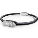 Core Balance Pilates Resistance Ring, Dual Grip Magic Exercise Circle, Double Handle Thigh Arm Toner, Physical Therapy Tool, 15 Inch