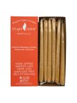 D'light Online Elegant Taper Candles, Hand-Dipped, Dripless and Smokeles - Set of 12 Individually Wrapped (10 Inch, Colonial Ivory)