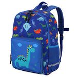 Kids Backpack,VONXURY Lightweight Water-resistant School Backpack for Little Boys Girls Dinosaur Toddler Backpack with Chest Buckle