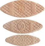 Trend 100pcs Beechwood Joining Biscuits Variety Pack (No. 0, 10, 20) for Woodworking, Joinery, and Furniture Framing, BSC/MIX/100