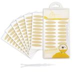 TORMEN 120 Pairs Double Eyelid Lift Strips, Invisible Double Eyelid Tape Stickers, Waterproof Natural Lace Mesh with Forked Rods for Covered, Droopy, Thick Eyelid, Suitable for Most Eye Shapes (Oval)