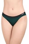 &Circus Women's Puresoft Beechwood Modal Bikini | Innerwear for Women Seamless Underwear for Women Bikini for Women | Racing Green, L