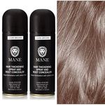 Mane Coloured Hair Thickening Spray Dark Brown 200ml x 2 aerosols