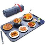 Food Warming Mat, iTRUSOU Electric Warming Tray Full Surface Heating 7 Adjustable Temperature 8 Hrs Timing, Versatile Food Warmer for Parties Buffets Gatherings Sabbath Daily Use