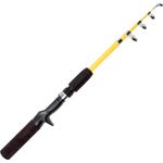 Eagle Claw Pack-IT Telescopic Spincast Rod, 1 Piece (Yellow, 5-Feet 6-Inch)