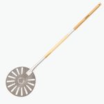 Chef Pomodoro Pizza Turning Peel with Detachable Handle, Aluminum Pizza Paddle, Gourmet Luxury Pizza Peel for Baking Homemade Pizza and Bread, Perforated Pizza Turner, Pizza Spatula (9-Inch / 23 cm)