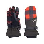 Eskimo® Buffalo Plaid Glomitt, Gloves, Unisex, Black Ice, XL/2XL