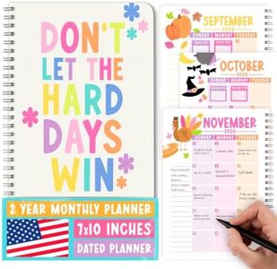 2 Year Monthly Planner 2026-2027 - 2 Year Planner 2026-2027, Monthly Calendar 2026-2027, Calendar Book, Doodle Calendars, Planners & Organizers
