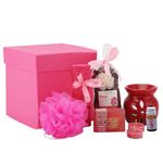 BodyHerbals Rose Soap Spa Diwali Gift Set for Women and Men| Bath and Body Care Kit with Spa Accessories | Gift Box Hamper For Couple| 7 Pcs| Luxury Gift for Birthdays, Anniversaries, Deepawali and Special Celebrations| 100 % Vegan