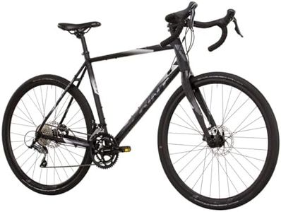 Airtracks 28 Zoll Herren Gravel Bike Whisper 5.0 Fahrrad 2 x 9 Shimano SORA R3000 Schwarz - Rahmenhöhen 52cm und 56cm - (56cm (Körpergröße 180-195cm))