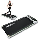 Walking Pad, AKLUER 2.25 HP Under Desk Mini Treadmill with 265 Weight Capacity, Portable Walking Treadmill with IR Remote for Home, Office, Apartment, Light Weight Electric Walking Jogging Machine