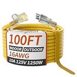 PlugSaf 16/3 Gauge Yellow Outdoor E
