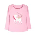 Real Basics Girls Regular Fit Full Sleeves Tshirt (RB-G-FTop-P1-56-S9_FBA_Multicolour_5-6 Years)