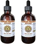 Hawaii Pharm Mullein Liquid Extract, Organic Mullein (Verbascum densiflorum) Tincture, Herbal Supplement, Made in USA, Made in USA 2x4 fl.oz