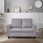 Sleepyhead Bae - 2-Person Sofa (Fabric, Stone Grey)