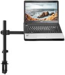 Laptop Desk Mount,Adjustable Laptop Hanging Stand,Single Laptop Mount with Tray,Suitable for 12"-17" Laptops