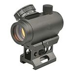 Minidiva 4 MOA Red Dot Sight 1x25mm Rifle Scope with High Rail 20mm Weaver Mount