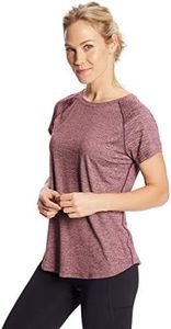 Champion C9 Women's Soft Tech Tee, Dark Berry Purple Heather, M