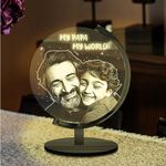 ZOCI VOCI Personlize fathers day Engrave lamp unique and best gift for fathers