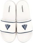 Vizari Kids SS' Soccer Slide Sandals For Boys and Girls (White, Little Kid 1)