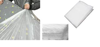 Just Accessories® 4ft Small Double Heavy Duty Mattress Bag For Storage Moving Removal Mattress Polythene Protector Cover