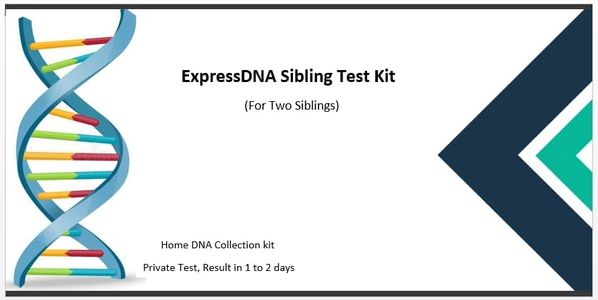 ExpressDNA Sibling Test (Private Test, All lab fees Included, Result in 1 to 2 Days)