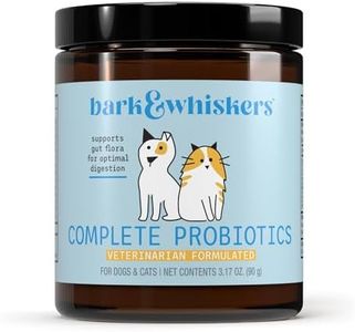 Bark & Whiskers Complete Probiotics, for Dogs and Cats, 3.17 oz (90 g), Supports Immune Function, Digestive Support, Veterinarian Formulated, Non GMO, Dr. Mercola