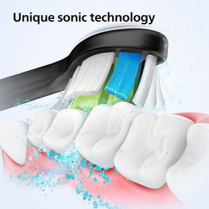 Philips Sonicare 4100 Electric Toothbrush – Black, W2 Brush Head, Travel Case
