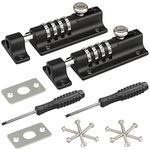 Spopal Combination Locking Bolt, [2 Pack][Weatherproof & Burglar Proof] 120mm Combi-Bolt 4 Digit Unique Combination Bolt Lock, Thicken Solid Zinc Alloy Door Latch Lock for Home, Gate, Shed, Garage