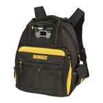 DEWALT DGL523 Lighted Tool Backpack Bag, 57-Pockets