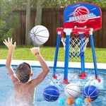 HYES Pool Basketball Hoop Poolside 