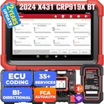 LAUNCH X431 CRP919XBT Elite OBD2 Scanner, 2024 Wireless Bidirectional Scan Tool, ECU Coding, FCA AutoAuth, 2 Years Free Update, V.A.G Guided, 35+ Services, All System Diagnostic Scanner, CANFD DoIP