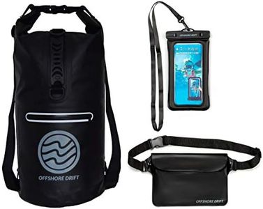 Waterproof Dry Bag, Phone Pouch case and Waist Bag (10L)