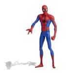 Marvel Spider-Man: Across The Spider-Verse Spider-Man Toy, 6-Inch-Scale Action Figure with Web Accessory, Toys for Kids Ages 4&Up, Multicolor