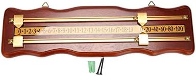 PRATYAHARA Scoreboard Scoreboard Snooker Scoreboard International Stained Wood Score Board Wine Red