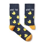 Urban Eccentric Unisex What The Duck Socks | Gift | 1 Pair | Cotton Rich Socks | Premium Socks | Novelty | Gifts