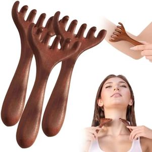 Six-Claw Fishtail Massage Comb Manual Scalp Massager Tool, Comb Massager Tool for Scalp Facial Neck Shoulder for Mother,Head Massager Comb Gua Sha Comb for Women Men (3pcs)