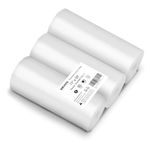 Wevac Lite Vacuum Seal Bags 3 Pack 28cmx1500cm (Total 45m) Vacuum Sealer Rolls for Food Saver, Seal a Meal. Commercial Grade, BPA Free, Vacuum Bags Food Great for Meal Prep and Sous Vide Cooking