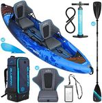 Bluefin Ranger Inflatable Kayak, Inflatable 2 Person Kayak, Inflatable Canoe Alternative