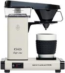 Moccamaster Cup-one Filter Coffee Machine, Aluminum, 1090 W, Off-White